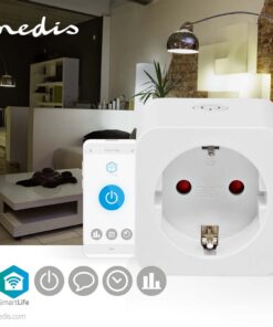 Alternative view of Nedis WIFIP121FWT Smartlife Smart Stekker Wi-fi Energiemeter 3680 W Type F (cee 7/3) -10 - 45 °c Android / Ios Wit